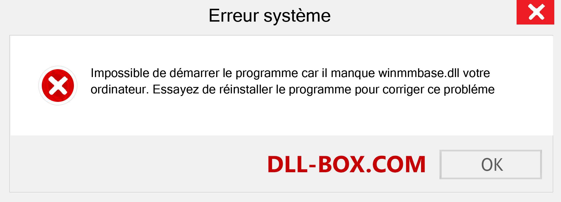 Le fichier winmmbase.dll est manquant ?. Télécharger pour Windows 7, 8, 10 - Correction de l'erreur manquante winmmbase dll sur Windows, photos, images